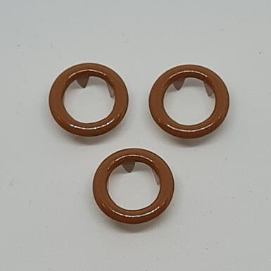 Brun Mjölkchoklad Ring tryckknapp