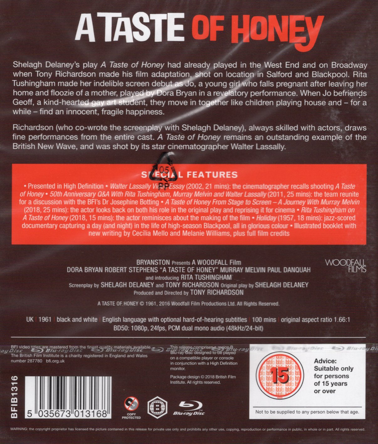 A Taste of Honey (ej svensk text) (Blu-ray) - 2
