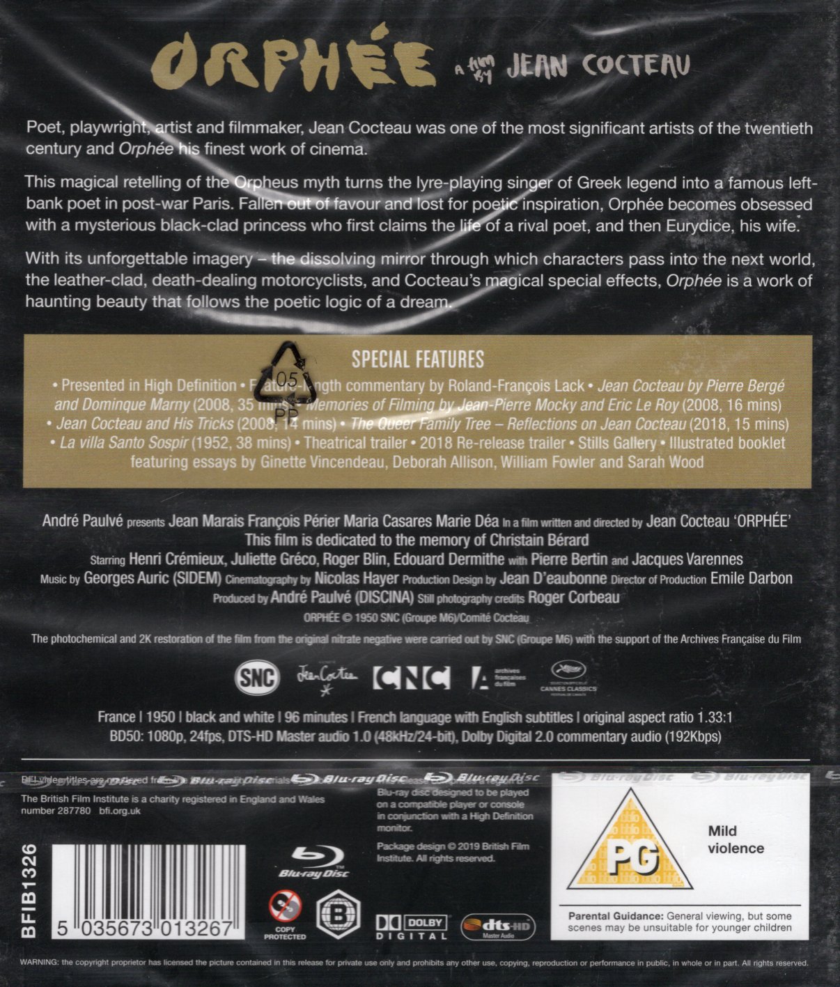 Orphée (ej svensk text) (Blu-ray) - 2