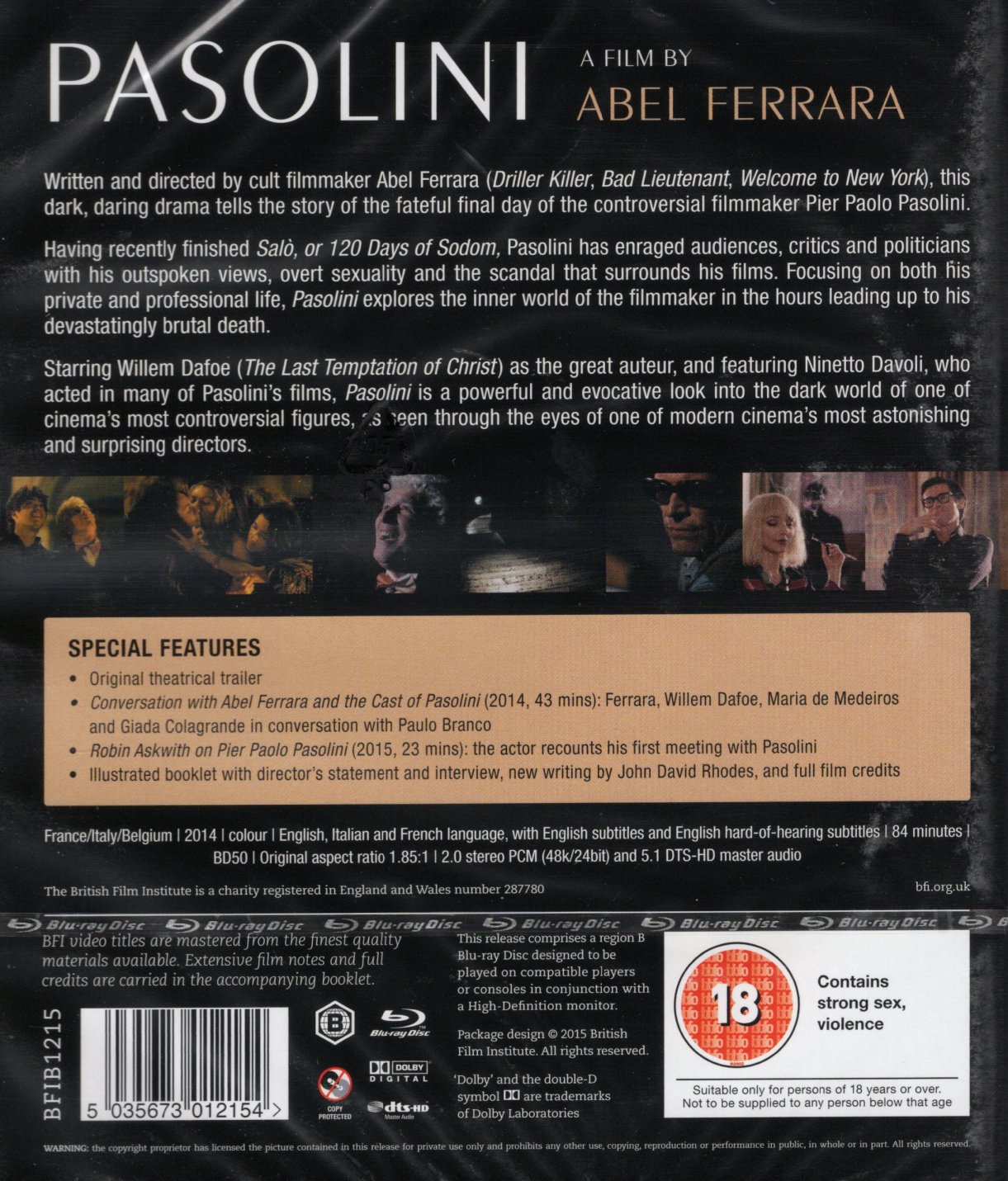 Pasolini (ej svensk text) (Blu-ray) - 2