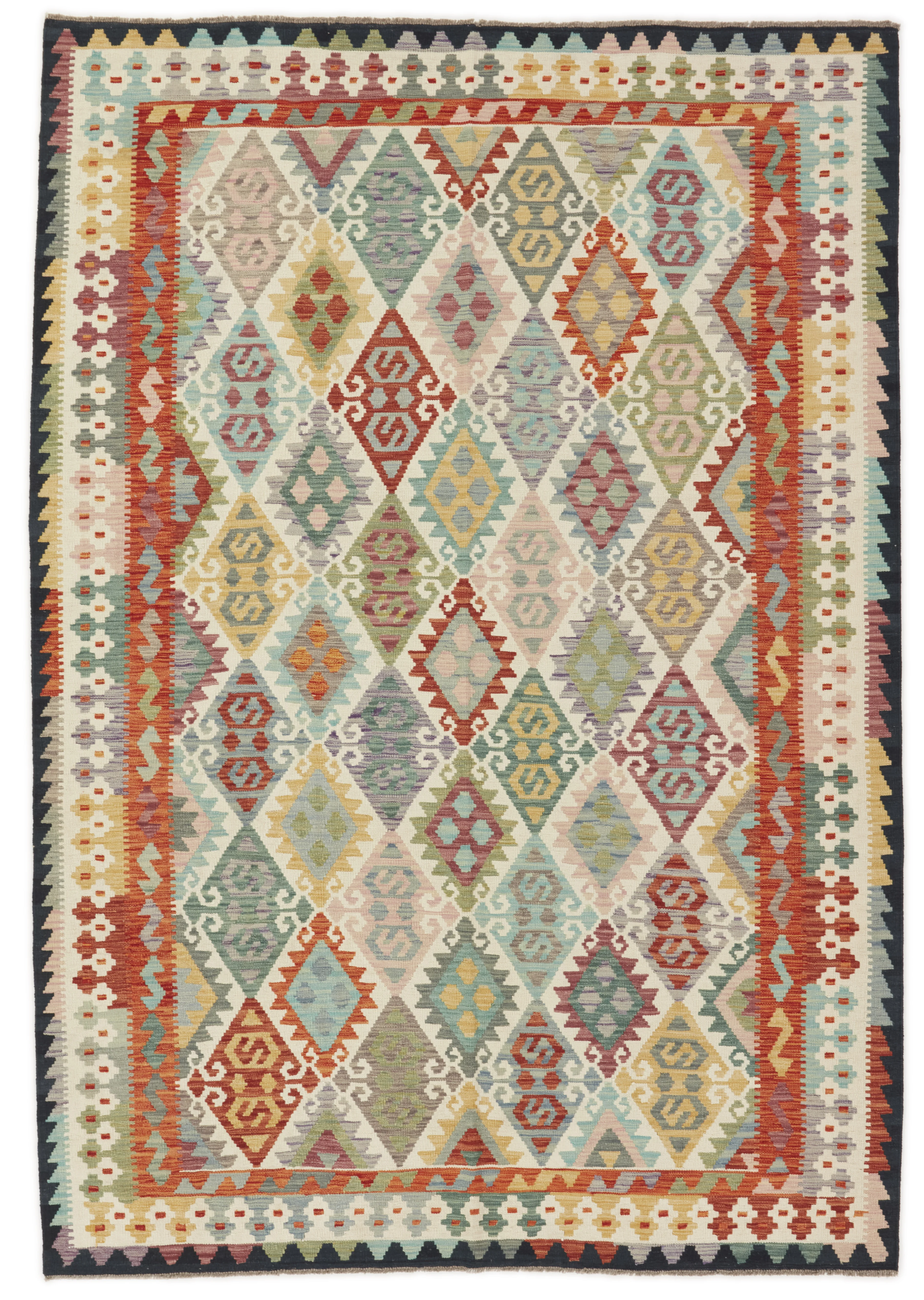 Afghansk Kelim  204 x 292 cm  Rek. pris  11 650:-