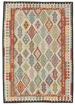 Afghansk Kelim  204 x 292 cm  Rek. pris  11 650:-