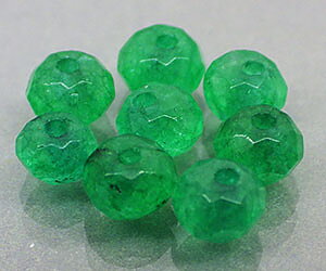 Hermoso lote de 2,96 ct de 8 piedras preciosas esmeraldas naturales genuinas