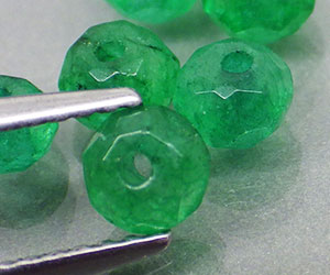 Hermoso lote de 2,96 ct de 8 piedras preciosas esmeraldas naturales genuinas - 2