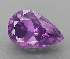 Piedra preciosa de espinela morada superior muy rara de 0,39 ct