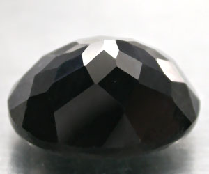 9,05 ct talla ovalada grande hermosa espinela negra natural - 2