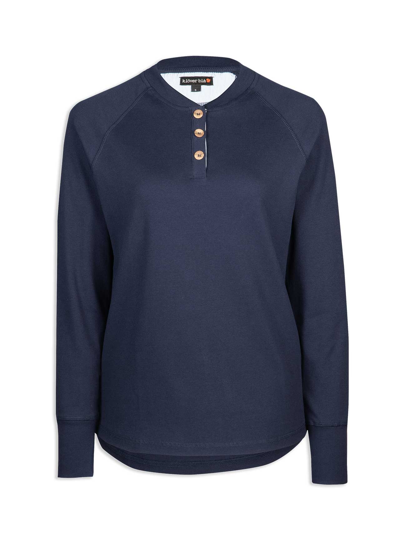 Lisa grandpa sweater - Indigo