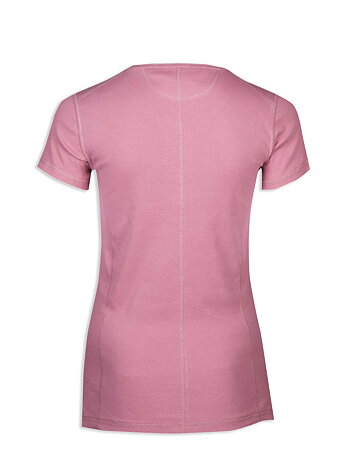 Rosa rib top - short sleeve - orchid