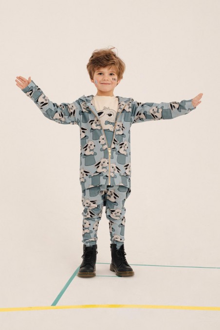 DEAR SOPHIE  RABBIT BLUE PANTS - 2