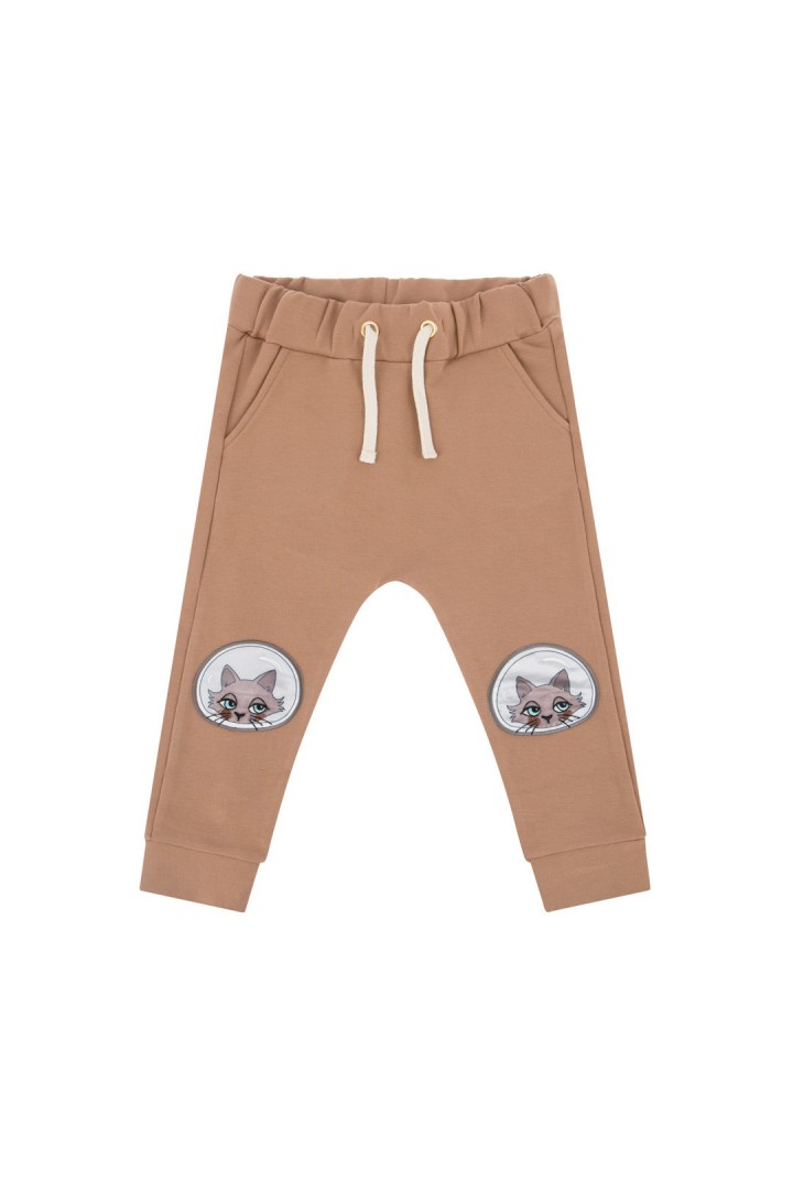    ASTROCAT BROWN BASIC PANTS