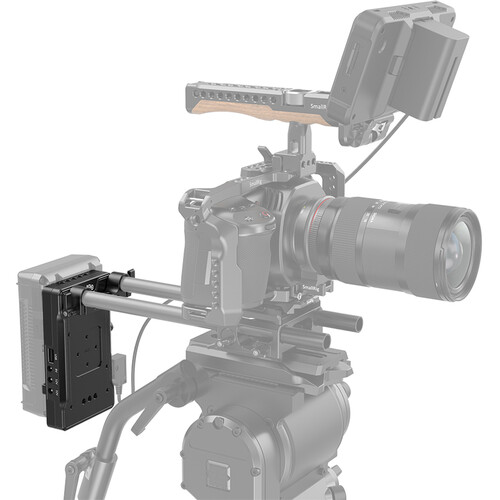 SmallRig V-Mount Battery Adapter Plate with Dual 15mm Rod Clamp 3203 - 6