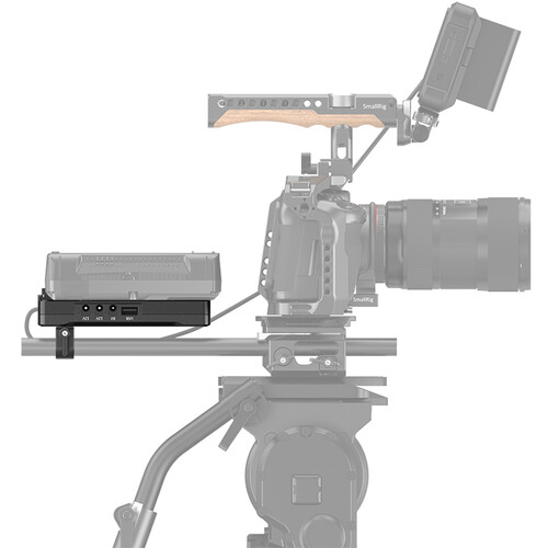 SmallRig V-Mount Battery Adapter Plate with Dual 15mm Rod Clamp 3203 - 7