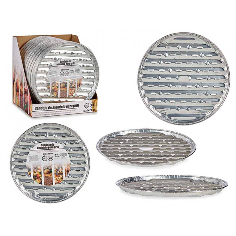 Pizza/ grillbricka i aluminium