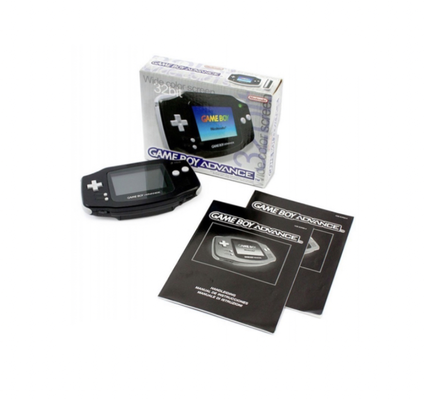 Gameboy Advance konsol svart CIB
