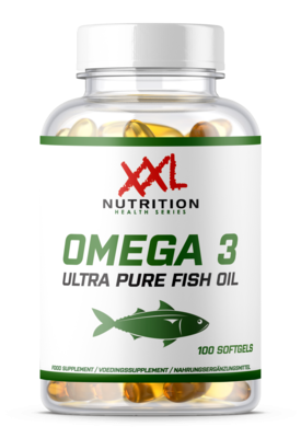 XXL Nutrition Omega 3 Ultra Pure 100 caps Train Eat Live Fitness