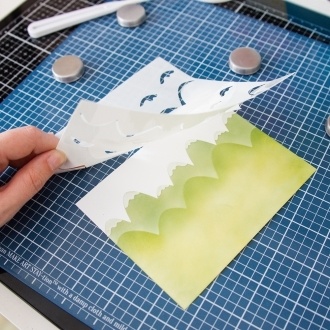 HEFFY DOODLE-Marvellous Mountains Stencil - 2
