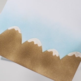 HEFFY DOODLE-Marvellous Mountains Stencil - 4