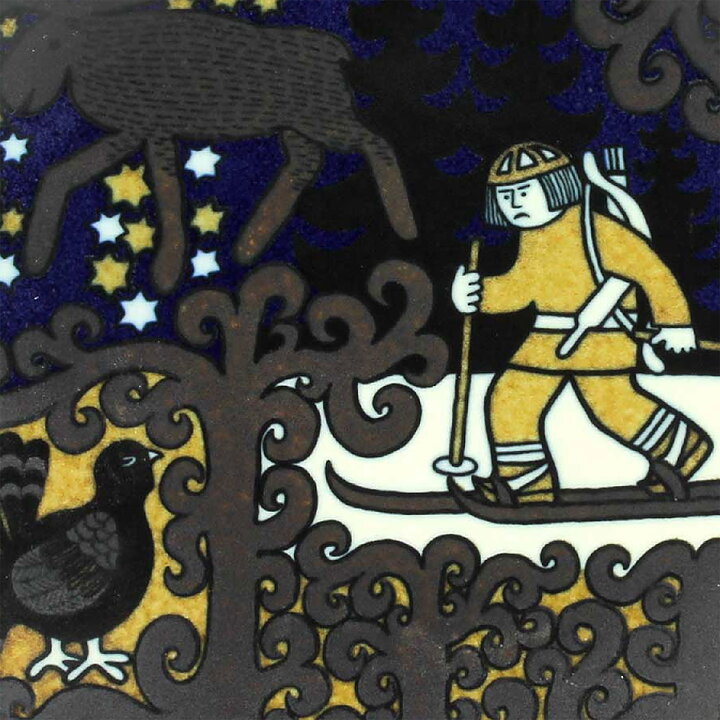 Raija Uosikkinen (Kalevala) Annual Wall Plate 1978 20 cm  [Sample Images] 