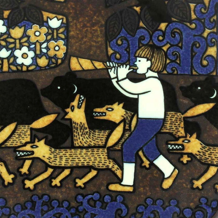 Raija Uosikkinen (Kalevala) Annual Wall Plate 1979 20 cm  [Sample Images] 
