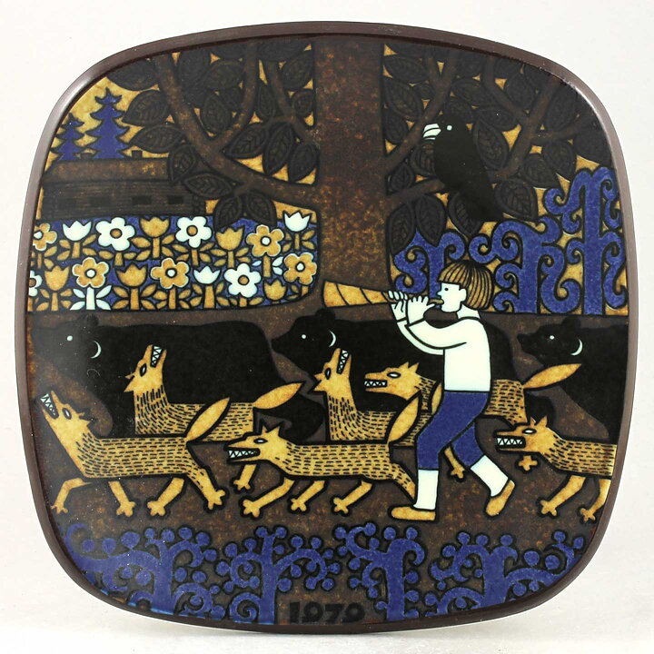 ライヤ・ウオシッキネン Kalevalaシリーズ  陶板 20cm   1979年  [サンプル画像]