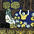 Raija Uosikkinen (Kalevala) Annual Wall Plate 1981 20 cm  [Sample Images] 