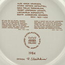 Raija Uosikkinen (Kalevala) Annual Wall Plate 1984 20 cm  [Sample Images] 