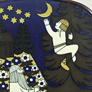 Raija Uosikkinen (Kalevala) Annual Wall Plate 1987 20 cm  [Sample Images] 