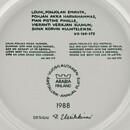 Raija Uosikkinen (Kalevala) Annual Wall Plate 1988 20 cm  [Sample Images] 