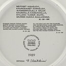 Raija Uosikkinen (Kalevala) Annual Wall Plate 1989 20 cm  [Sample Images] 