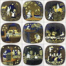 Raija Uosikkinen (Kalevala) Annual Wall Plate 1991 20 cm  [Sample Images] 