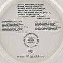 Raija Uosikkinen (Kalevala) Annual Wall Plate 1991 20 cm  [Sample Images] 