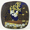 ライヤ・ウオシッキネン Kalevalaシリーズ  陶板 20cm   1993年  [サンプル画像]