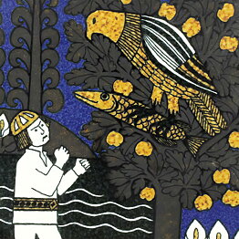 Raija Uosikkinen (Kalevala) Annual Wall Plate 1998 20 cm  [Sample Images] 
