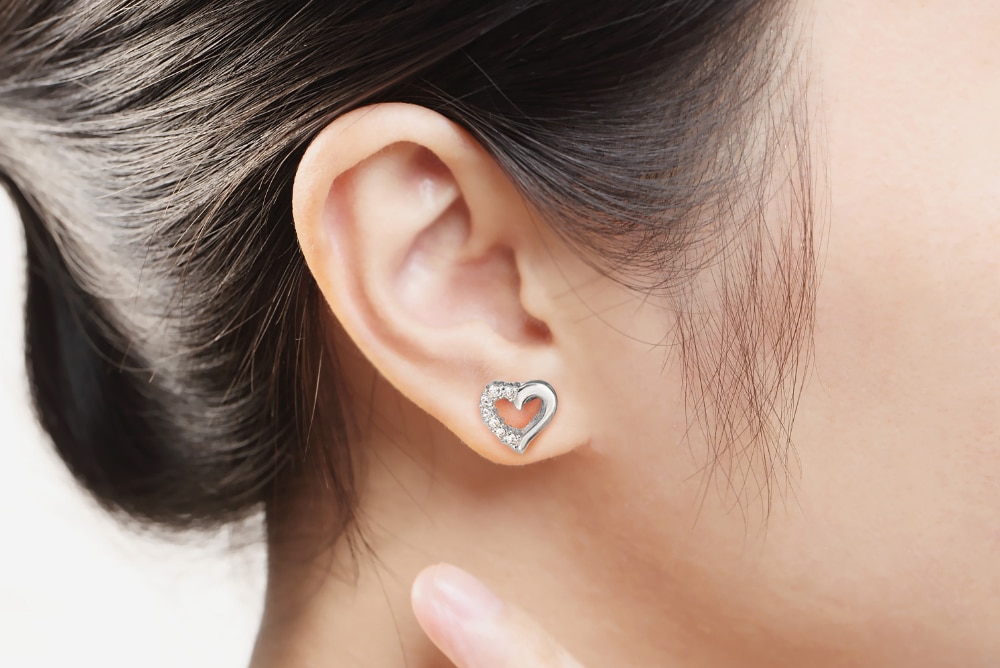 Örhängen med Austrian Crystals och i 925 Sterling silverplätering - 5