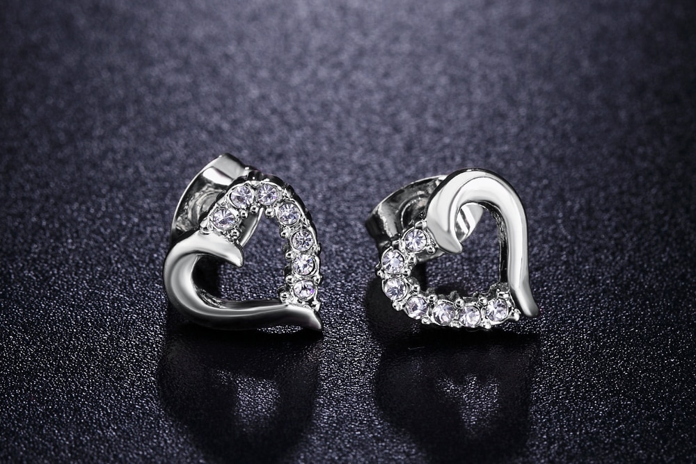 Örhängen med Austrian Crystals och i 925 Sterling silverplätering - 3