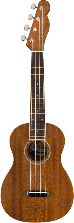 Fender Zuma Concert Ukulele, Natural, WN