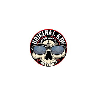 KDs The Original Skull Dekal (Ø 7,5 cm)