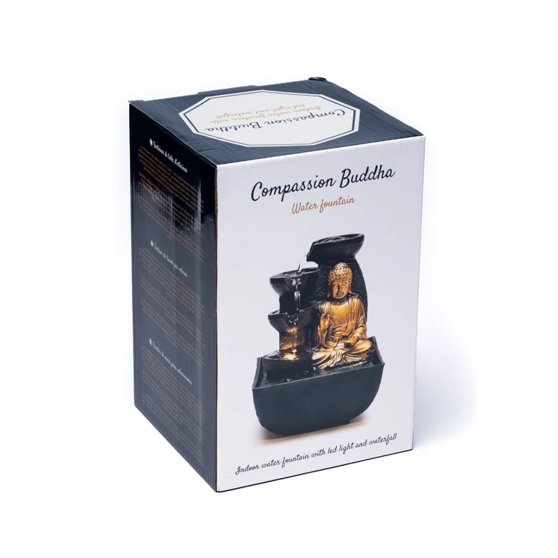 Compassion Buddha Vatten Fontän - 4