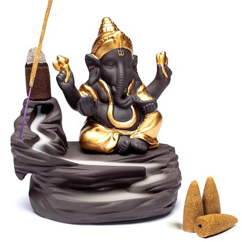 backflow rökelse brännare Ganesha 