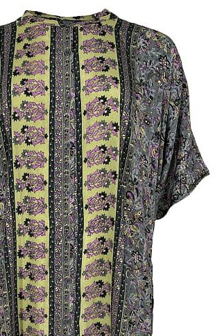 Black Colour - Luna Tunic Shirt Fall Green - 2