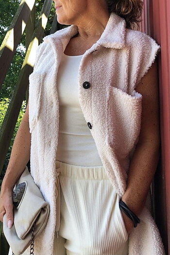 Basicapparel - Amina Vest Whisper White