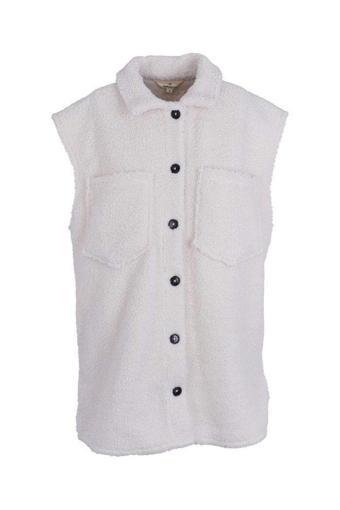 Basicapparel - Amina Vest Whisper White - 2