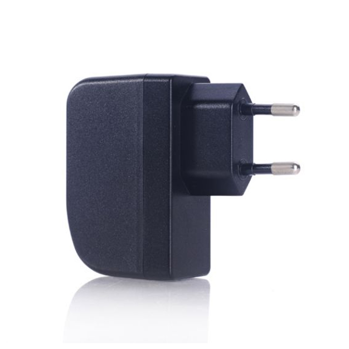 Väggladdare för iPhone, iPad, Samsung m.fl. 1xUSB-A, 2.4A Väldigt Hög kvalitet - Svart - 2