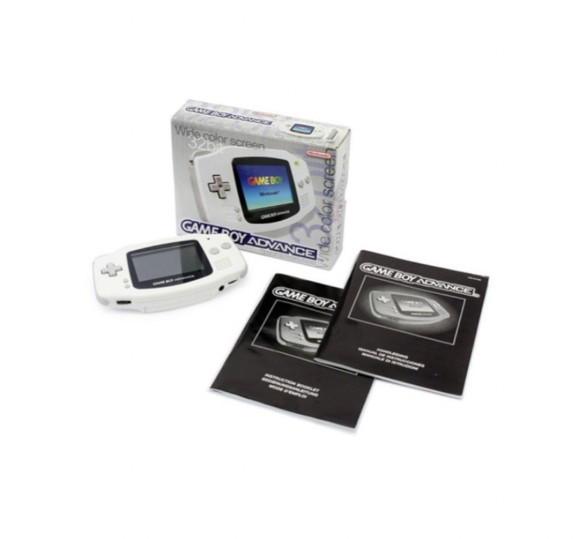 Gameboy Advance konsol vit CIB