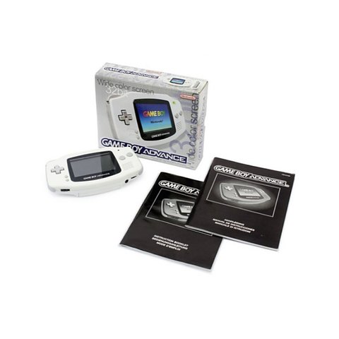 Gameboy Advance konsol vit CIB