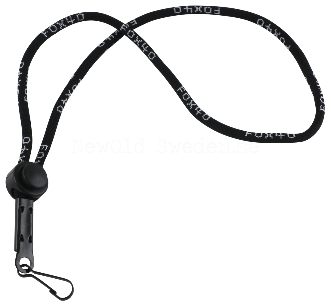 Wrist Lanyard Logo Black FOX 40 - F53 - 3