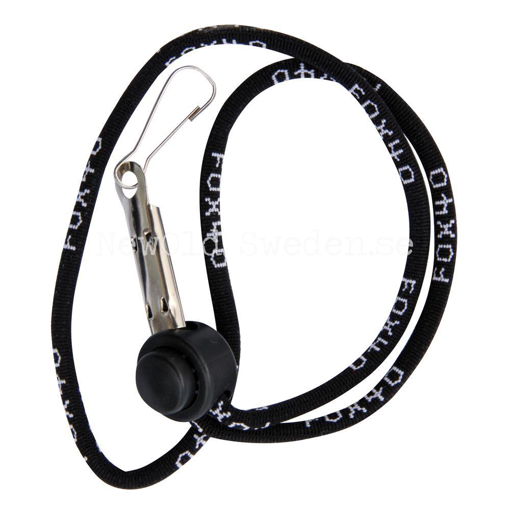 Wrist Lanyard Logo Black FOX 40 - F53 - 2