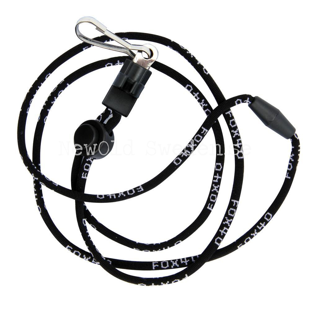 Breakaway Lanyard with P.T.S.Adapter Black FOX 40 - F56