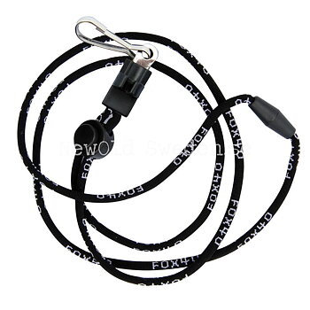 Breakaway Lanyard with P.T.S.Adapter Black FOX 40 - F56