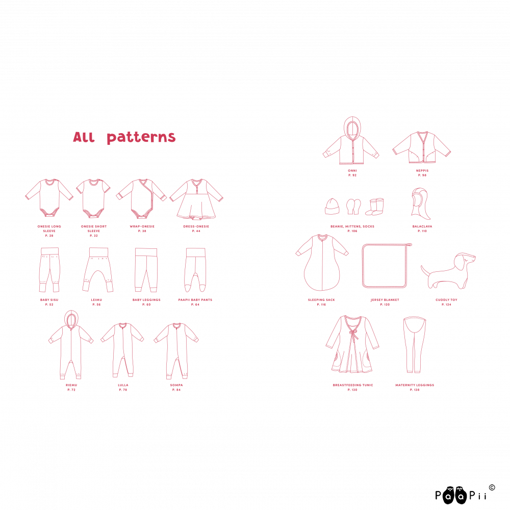 PAAPII'S PATTERN BOOK FOR BABY - 2
